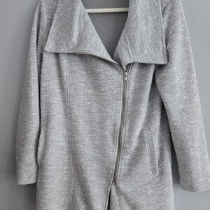 Banana Republic Gray Textured Blazer